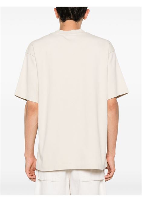 T-shirt le t-shirt slogan in beige Drole de monsieur - uomo DROLE DE MONSIEUR | PERMTS202CO002MT